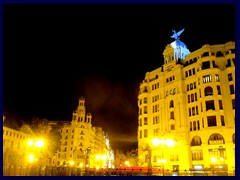 Valencia by night  - Station area